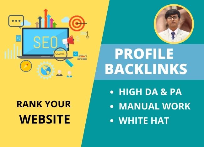  I Will Build 50 High DA & PA Dofollow Profile Backlinks Manually