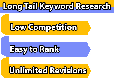 I will do 50 long tail keyword research for your website