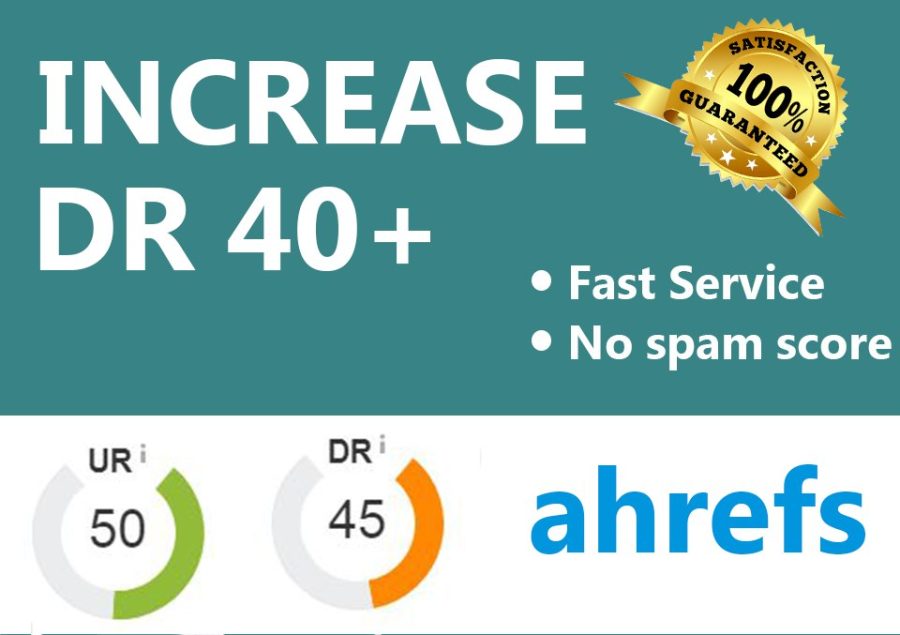  I will increase Domain Rating DR 40+