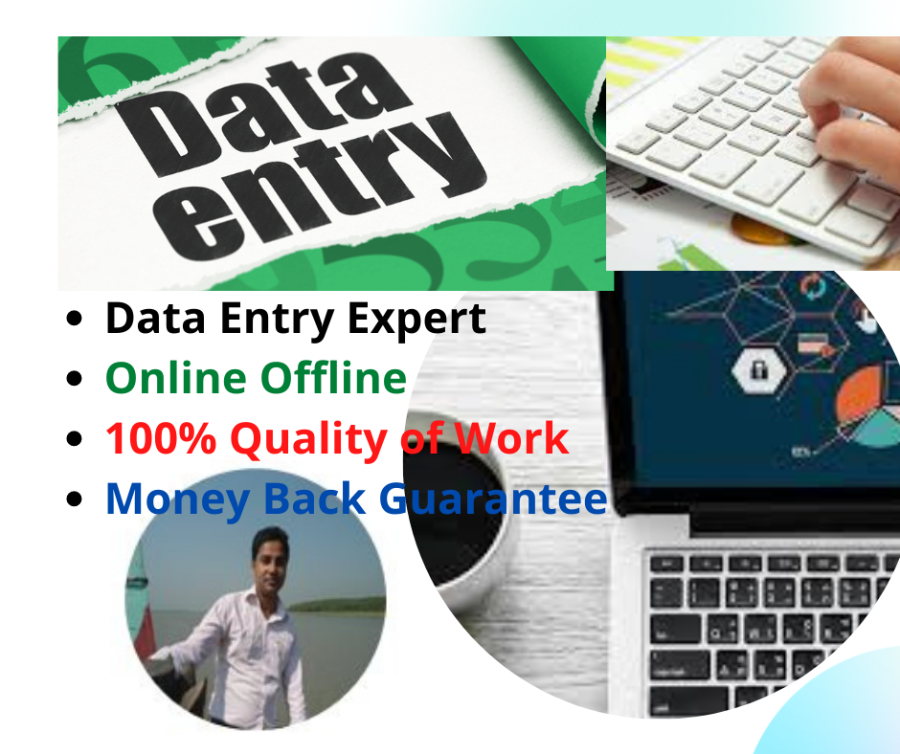 I Will Do Your Any Type Data Entry Work 
