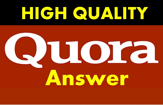 make your traffic through 50 high quality Quora Answer
