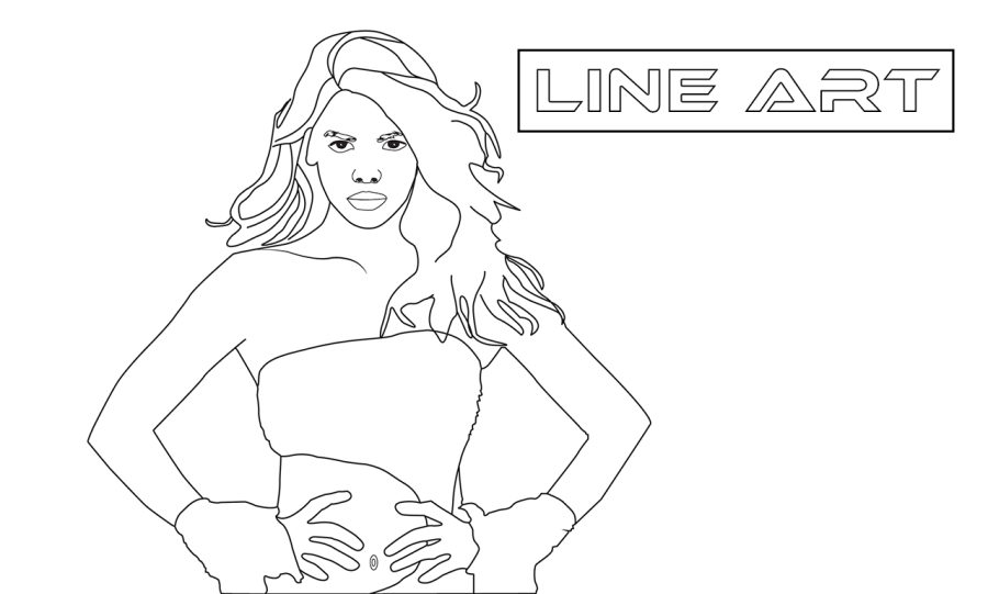 I will create outline drawing, line art, illustration, for product outline drawing illustration One 