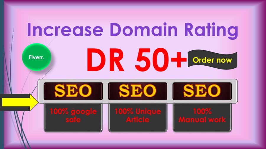 i will increase Ahref domain rating DR 50 plus Guaranteed