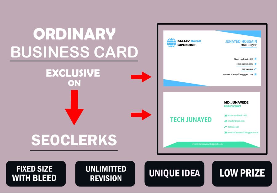 I will make an awesome business card
