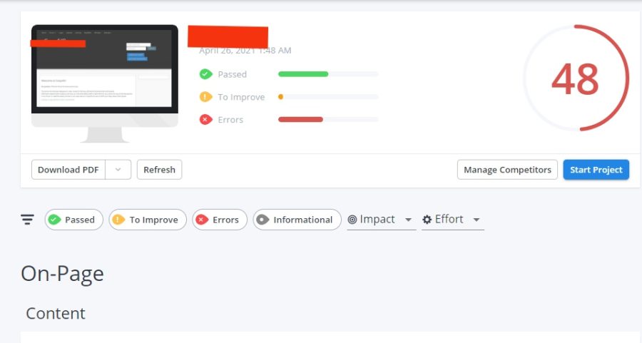 I will analyze All websites and deliver an SEO site audit report