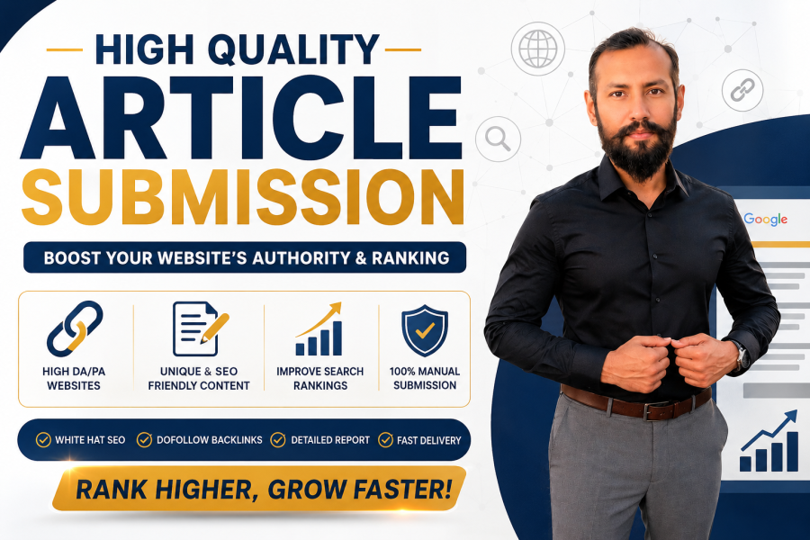 50 high quality article submission for SEO backlinks