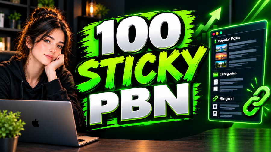 100 provide sticky PBN backlinks for SEO