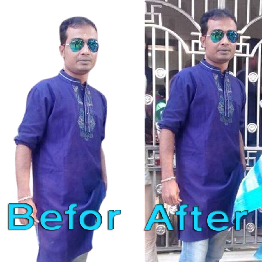 I can change all kinds of backgrounds in masking still images.