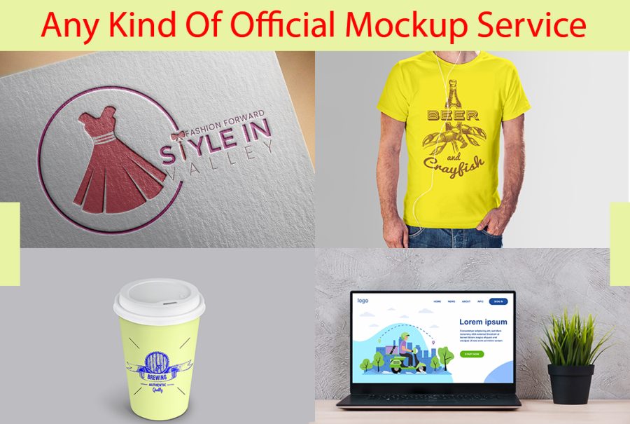 I will create your any kind of products & logo mockup 