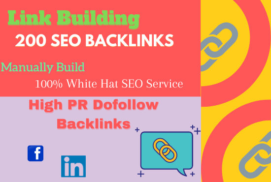 I will build high quality dofollow SEO backlink link building 