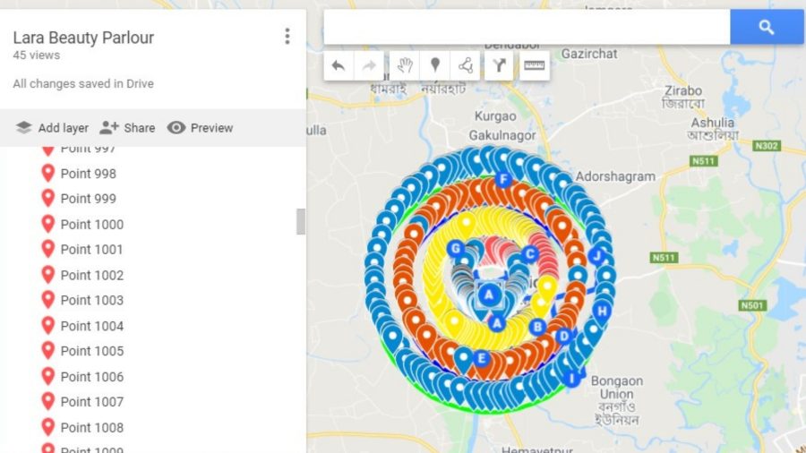 I will add 2000 google maps pointers on your google my business profile