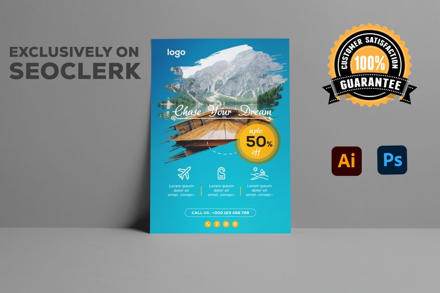 I will do corporate, travel, food or any kind of flyer design 