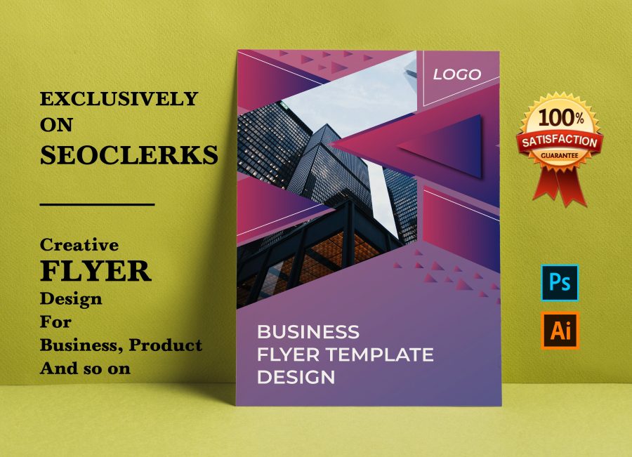 Professional flyer for business, product, food and so on