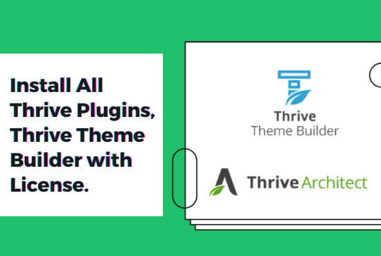 Install thrive architect, thrive plugins, thrive theme builder using Agency license