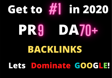 Get on Google 1st Page with High DA Web2.0 Backlinks 