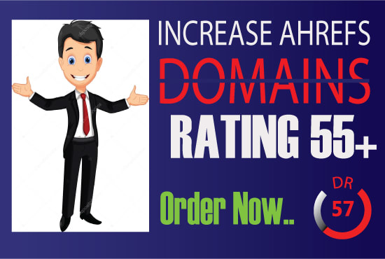 i will increase Ahref domain rating DR 50 plus fast Guaranteed