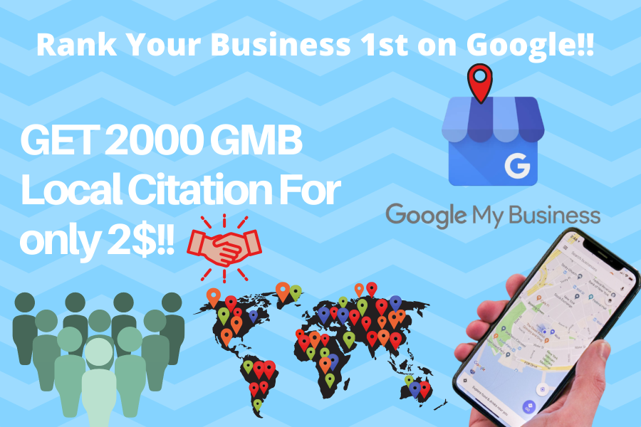 GET 2000 GMB Local Citation For your Business 