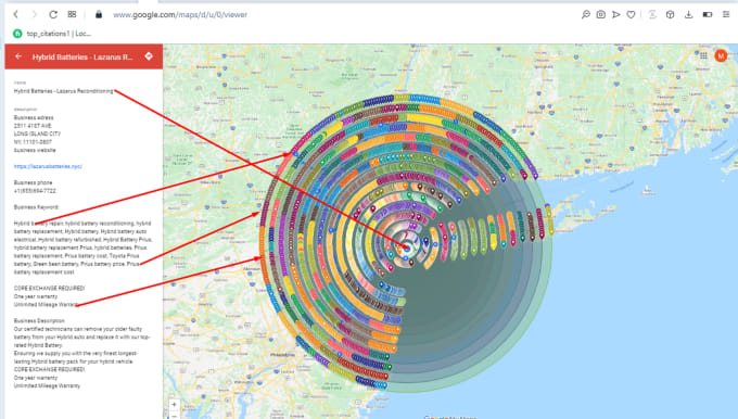 Do 10,00+ map citation points for Local Seo and GMB