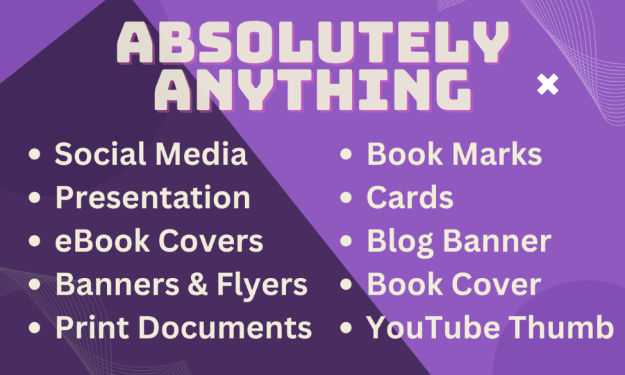 I will create and design anything for you in Canva Pro | logo | social media posts