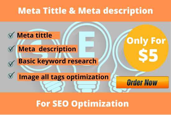  I will write 20 page optimized SEO, meta title and meta description 