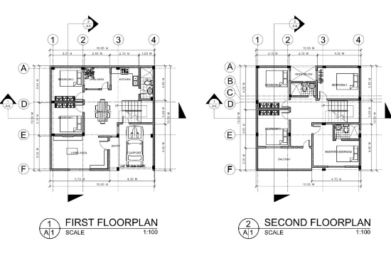 I will design and make 2d architecture drawings professionally