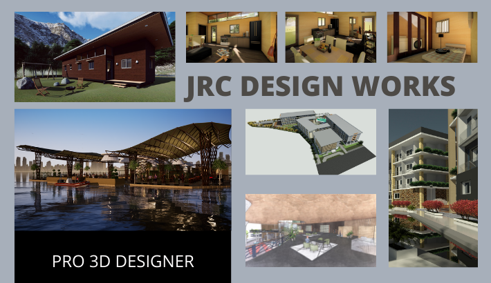 make a 3d model and render it professionally