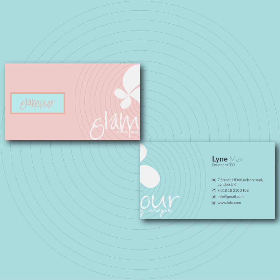 I will design simple and creative business card for you