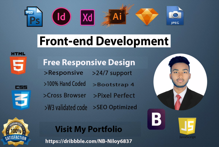 I will build website, do web design and Convert HTML Design