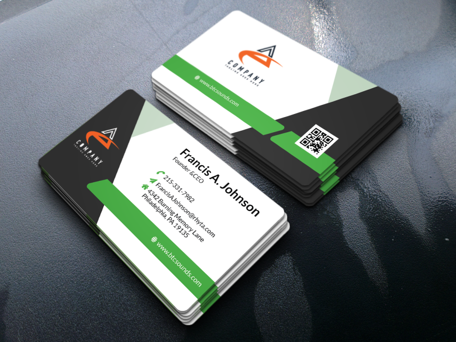  Minimalist professional Business Card Design