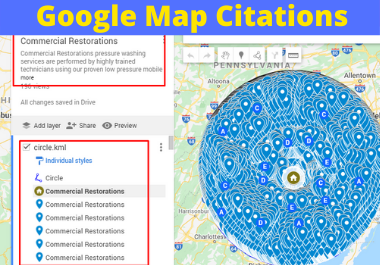  I will do 100 Google Map Citation For all countries
