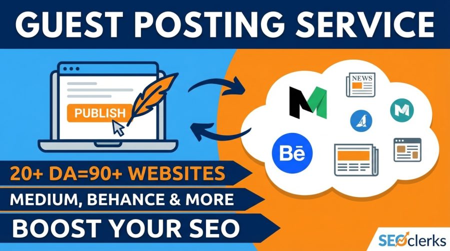 Write And Publish Guest Post On 20+ DA=90+ Websites Reddit Medium Behance Diigo etc Boost Your Site