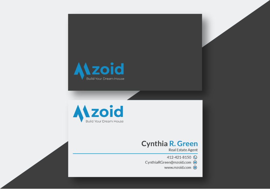 I will design unique minimal business card design