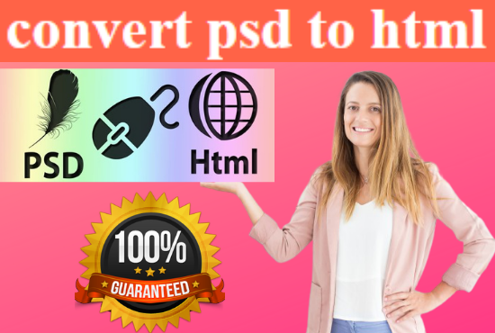 I will convert sketch, PSD to html responsive bootstrap4 in right time