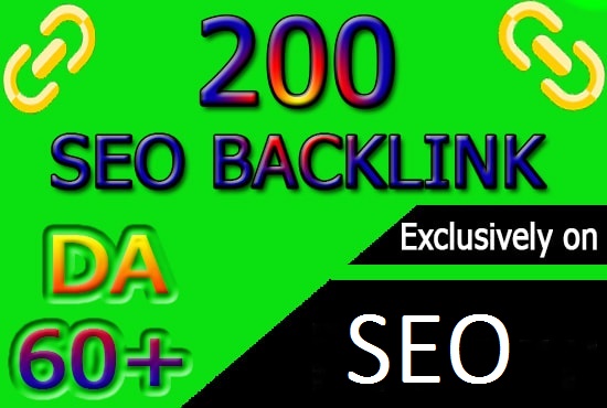 I will do 200 high pr authority SEO backlinks,link building