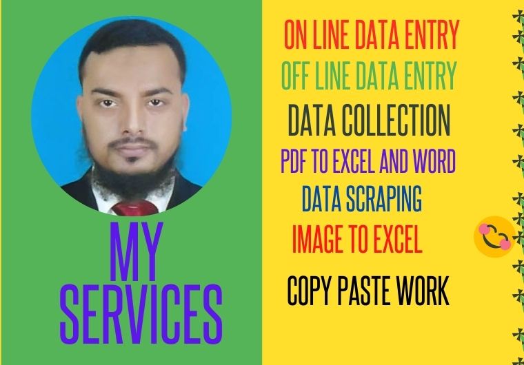 I will do data entry, copy paste and web analysis for you