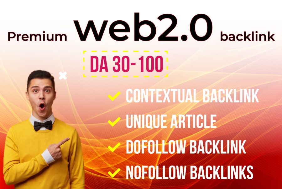 I will build web 2.0 high quality backlink