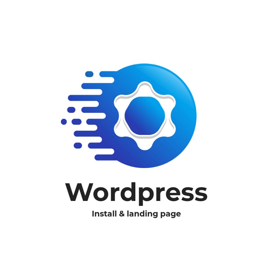 install wp, setup wordpress theme demo and customise landing pages