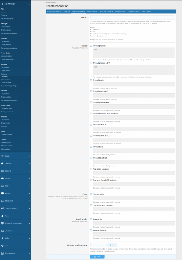 Ads Manager 2 v2.3.22 - Xenforo Addon