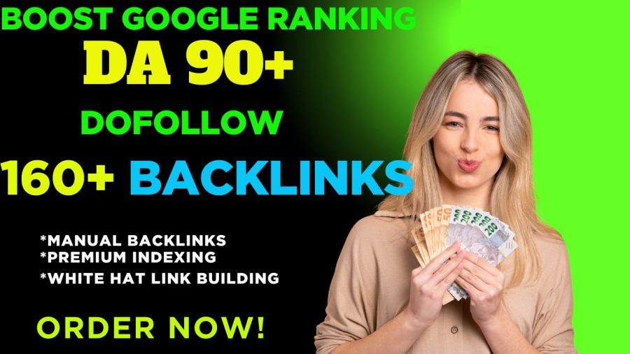 You will get 160+ SEO backlinks for google ranking high da authority link building service