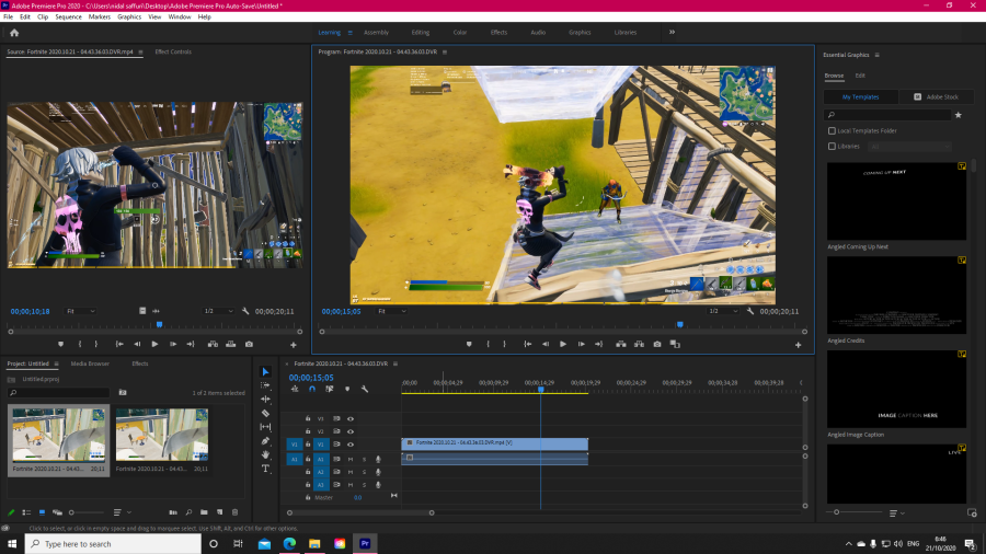 make MONTAGE on adobe premiere for your game!