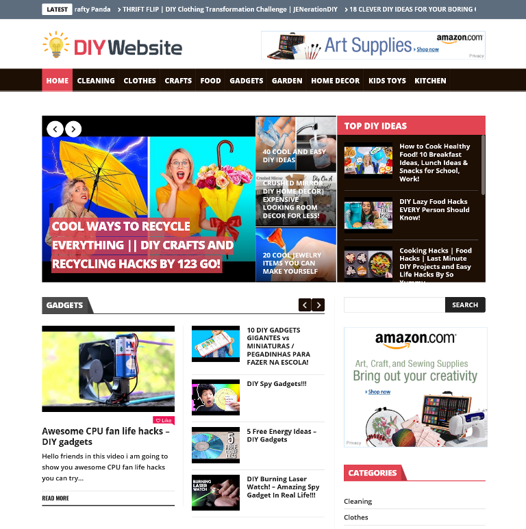 I will design fully automated website for income source