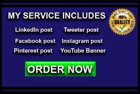 I will create an professional social media post designs