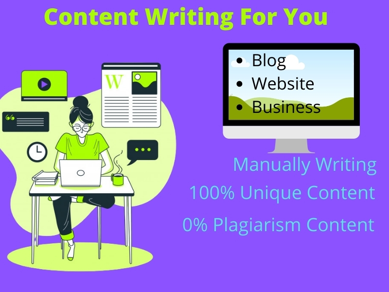 Write any type of unique content of 500 words for your website, blog, etc