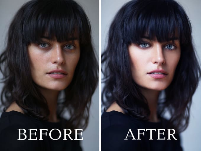 I will do skin retouch, picture editing, picture enhancement