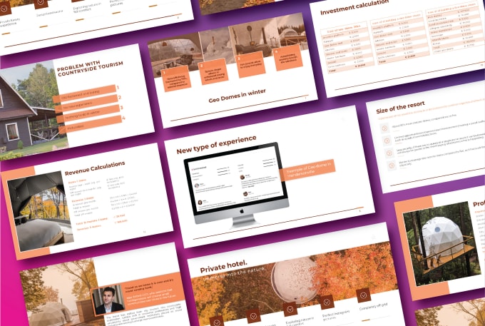 I will design up to 15 professional business PowerPoint presentation slides 