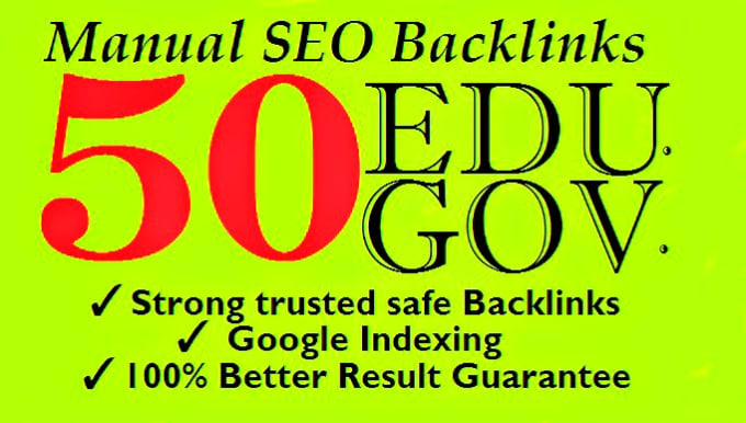 Add create 50 pr9,edu with high authority safe SEO link building backlinks