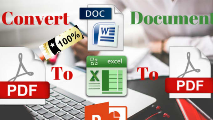 I will do convert ms word, excel and power point into PDF file