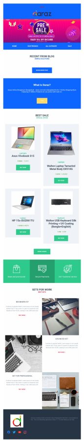 I will design excellent responsive newsletter 
