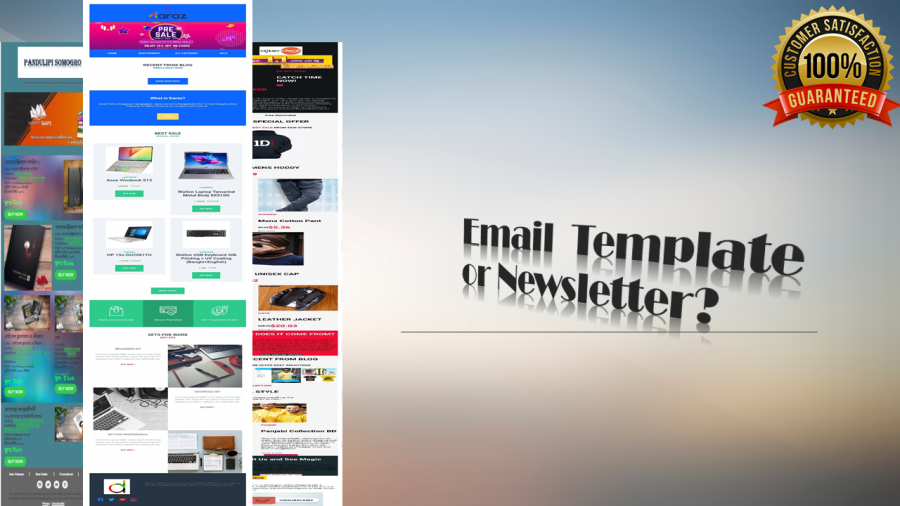 I will design excellent responsive newsletter 