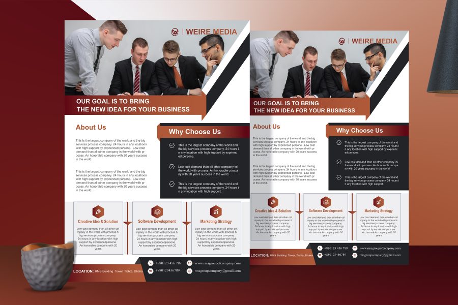 I will unique and professional design any kind of flyer